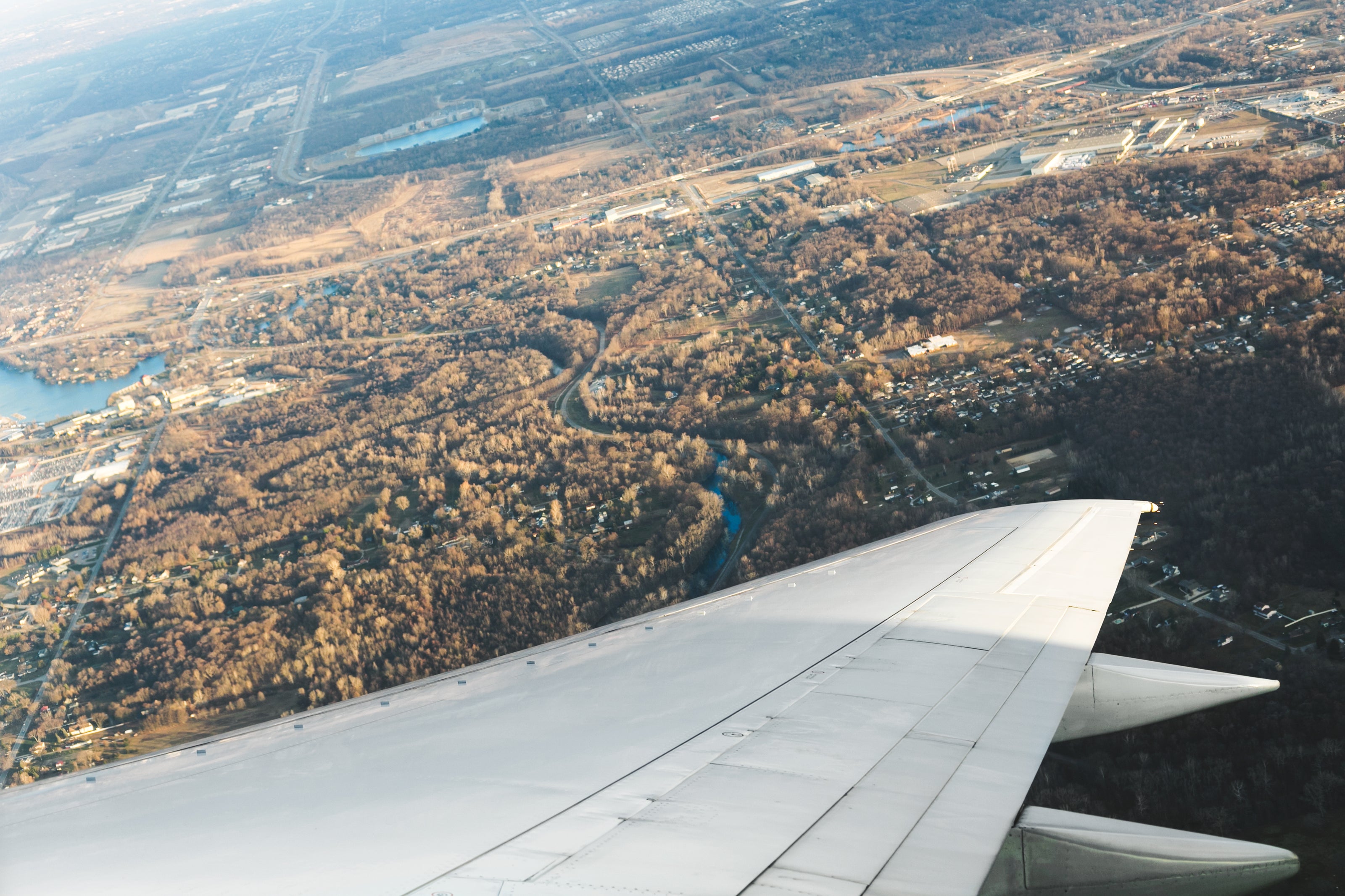 Image from an airplane to remind you to start exploring